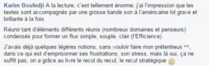Tome 2 : avis des premiers lecteurs (une quinzaine d’avis)