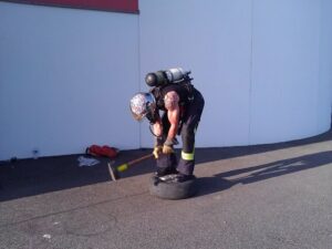Champions au Firefighter Challenge, avec Lafay