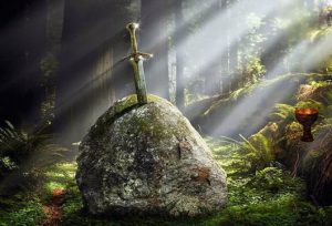 RETIREZ EXCALIBUR DU ROCHER ET PARTEZ A LA RECHERCHE DU GRAAL